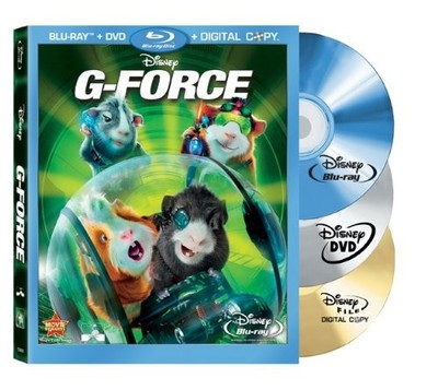 G-Force (Three-Disc DVD/Blu-ray Combo +Digital Copy) - Blu-ray - GOOD