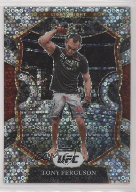 2021 Panini Select UFC Concourse Disco Prizm Tony Ferguson #91 5l1