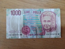 Geldschein Italien 1000 Lire