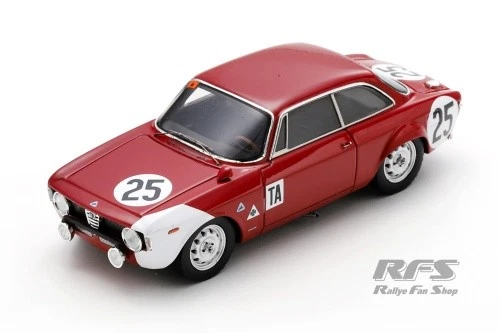 Alfa Romeo Giulia Sprint GTA 24h Daytona 1968 Pinto Dini 1:43 Spark US 379 - Bild 1 von 1