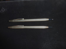 VINTAGE--WORKING--CROSS--STERLING SILVER PEN AND PENCIL SET