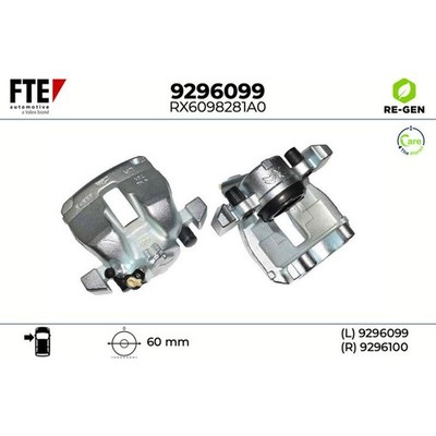 FTE 9296099 Bremssattel für PEUGEOT OPEL DS CITROEN VAUXHALL 5008 3008 508 DS 7