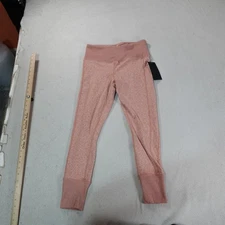 90 Degree By Reflex Leggings Womens Large Pink High Rise Yoga Athletic Gym Pants