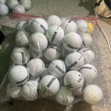 50 Pack Range/practice Golf Balls, Hit Away Balls. Pearly White