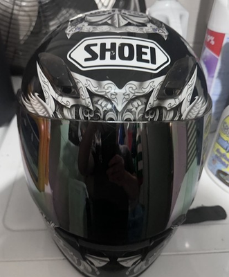 #ad SHOEI MOTORCYCLE HELMET RF 1000 Size M Dragon Unisex Inside padding need replace $85.00