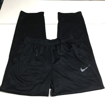 Nike Epic Knit Training Pants Mens Medium Black Dri-Fit Drawstring Gym