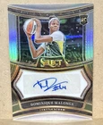 2025 Panini WNBA Select Dominique Malonga Prizm Rookie Silver Auto #SG-DM Storm