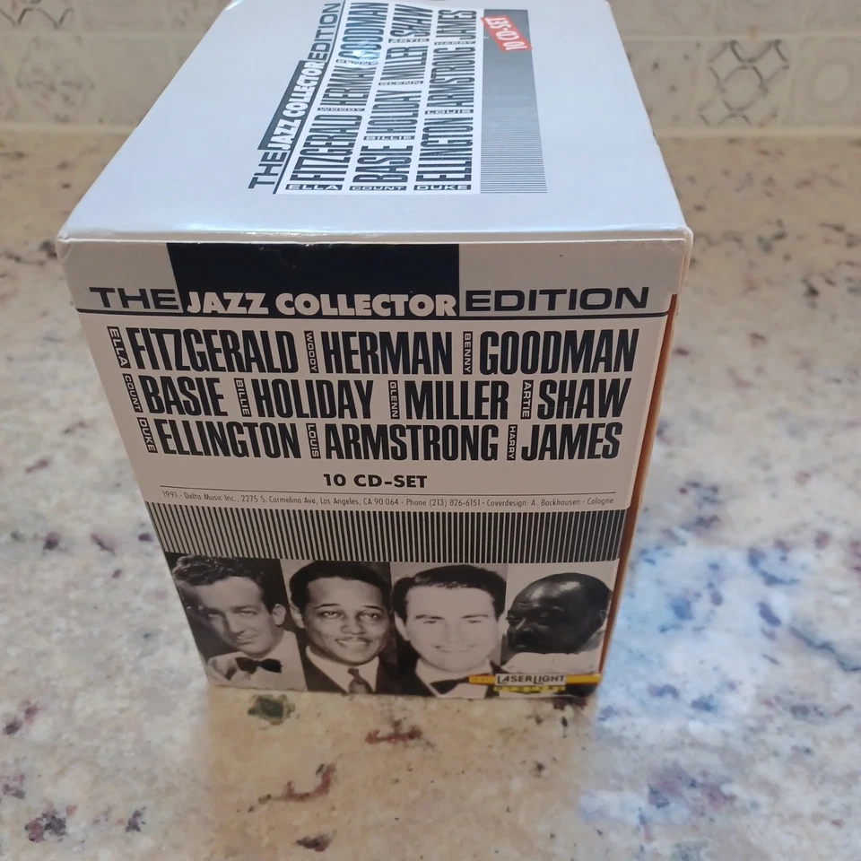 Jazz Collector's Edition 10 CD's Box Set (CD, Oct-1991, Laserlight) ella shaw Foto 4 de 4