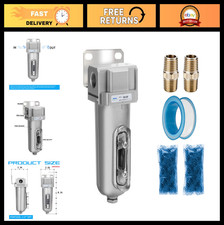 Heavy Duty Compressed Air Desiccant Dryer - Inline Filter, Moisture Trap, Water
