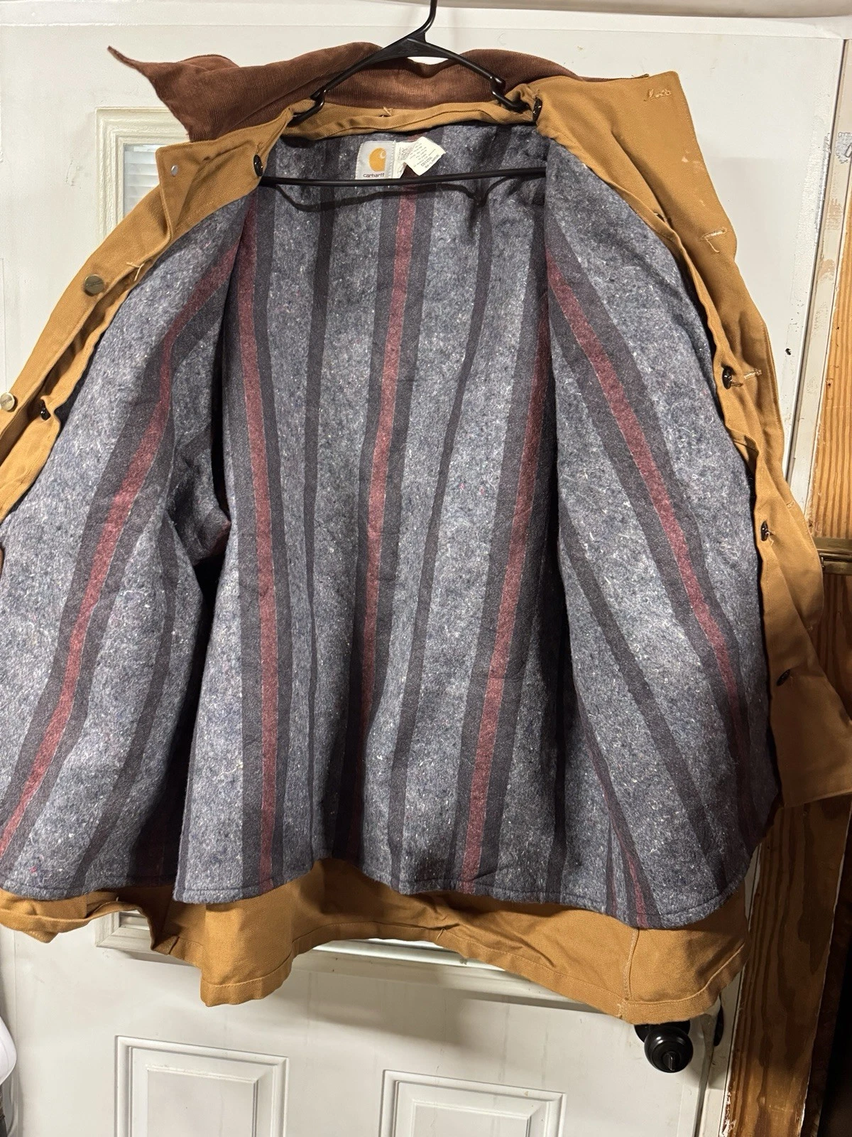 Vintage Carhartt CB1256 Blanket Lined Hunting Jacket 4XL NWOT USA Made Pristine! - product detail image 4