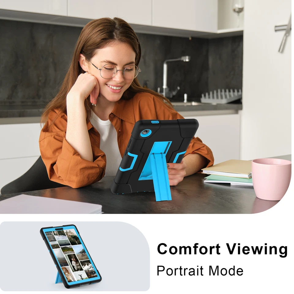 For Lenovo Tab One/Tab K9 2025 (TB-305FU) 8.7 inch Case Shockproof Kickstand - Image 3 of 4