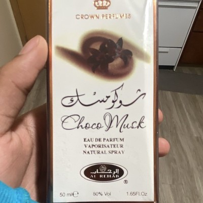Al-Rehab Choco Musk Eau de Parfum Spray, Regular Size 1.65 fl oz