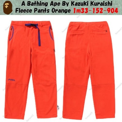 A Bathing Ape By Kazuki Kuraishi Fleecehose Orange 1m33-152-904