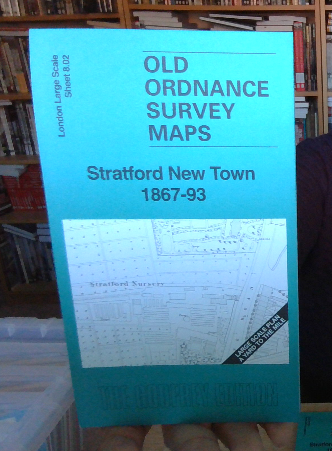 MAP OF STRATFORD NEW TOWN 1867-93 LONDON LARGE SCALE SHEET 8.02