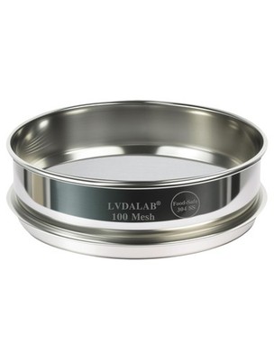 8 Inch 304 Stainless Steel 100 Mesh Test Sieve 0.15mm Lab Analysis Fine