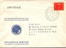 GOLDPATH: Netherlands cover 1967 to USA printed matter CV924_P28