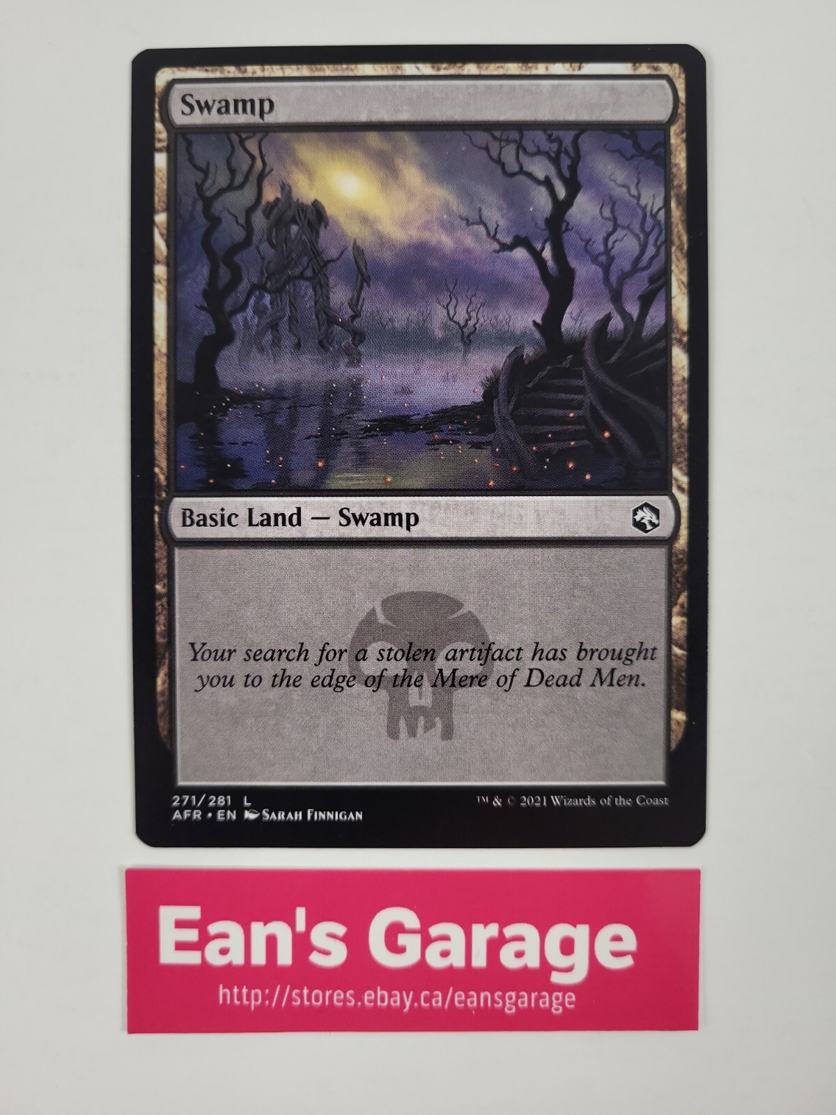 MTG Swamp 271/281 AFR Adventures in the Forgotten Realms Basic Land - Mint