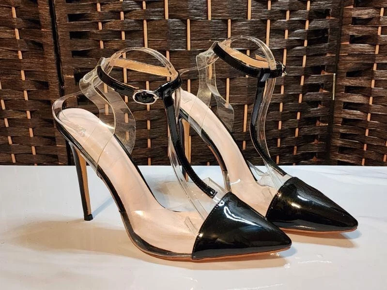 VINCE CAMUTO Black Heels Shoes Pumps Patent Leather Women's 9.5 /39.5 Work  Party | eBay