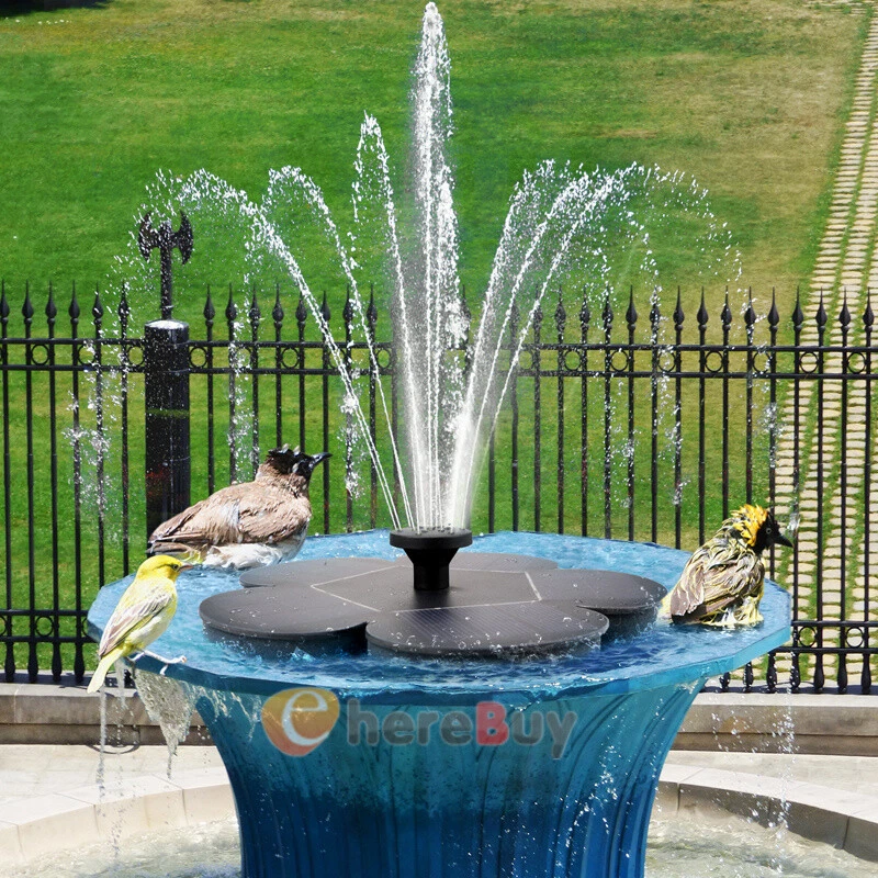 Solar bird cheap bath fountain