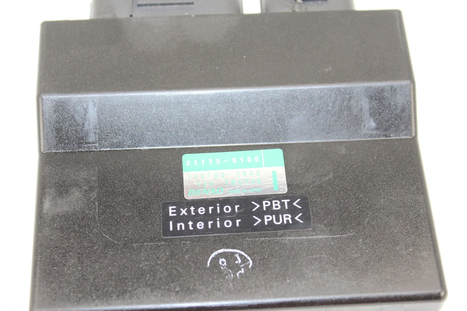 06-08 KAWASAKI NINJA 650R ECU COMPUTER CONTROLLER UNIT BLACK BOX ECM CDI Foto 2 de 4