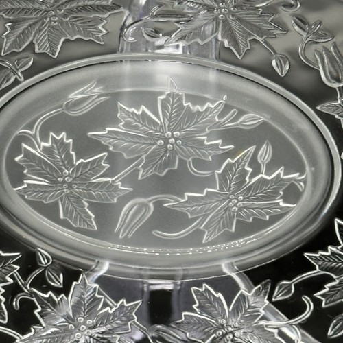 Vintage Princess House Fantasia Oval Plate/Gravy Boat Tray With Embossed Floral - Picture 7 of 10