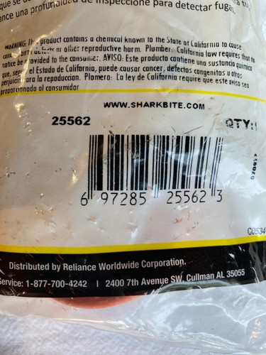 SharkBite 25562 Push-To-Connect 1” Brass Water Filter Installation Kit - Picture 7 of 7