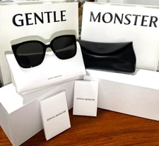 GentleMonster BURTY 01 Sunglasses Black Frame Black Lenses