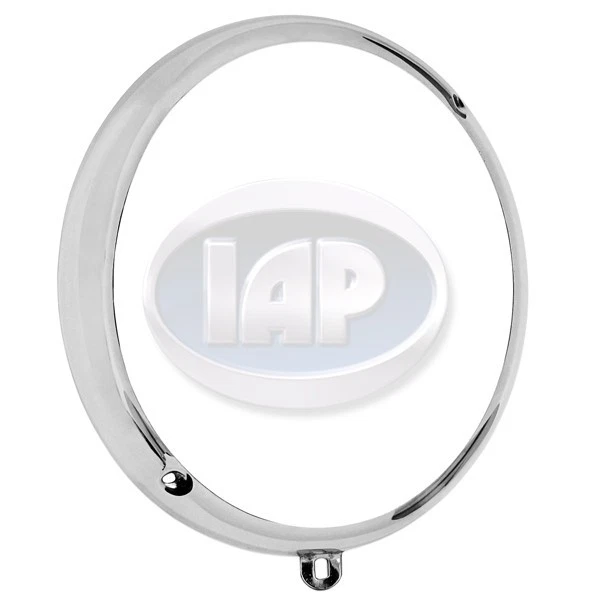 CHROME HEADLIGHT RIMS 一对诊断尖叫孔 1964 - 1966 大众啤酒杯 — 第 2/3 张图片