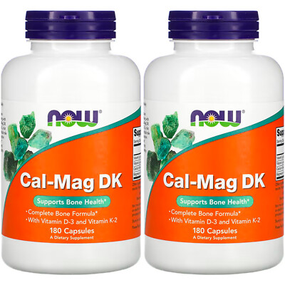 NOW Foods - Cal-Mag DK 180 cap (Pack of 2)