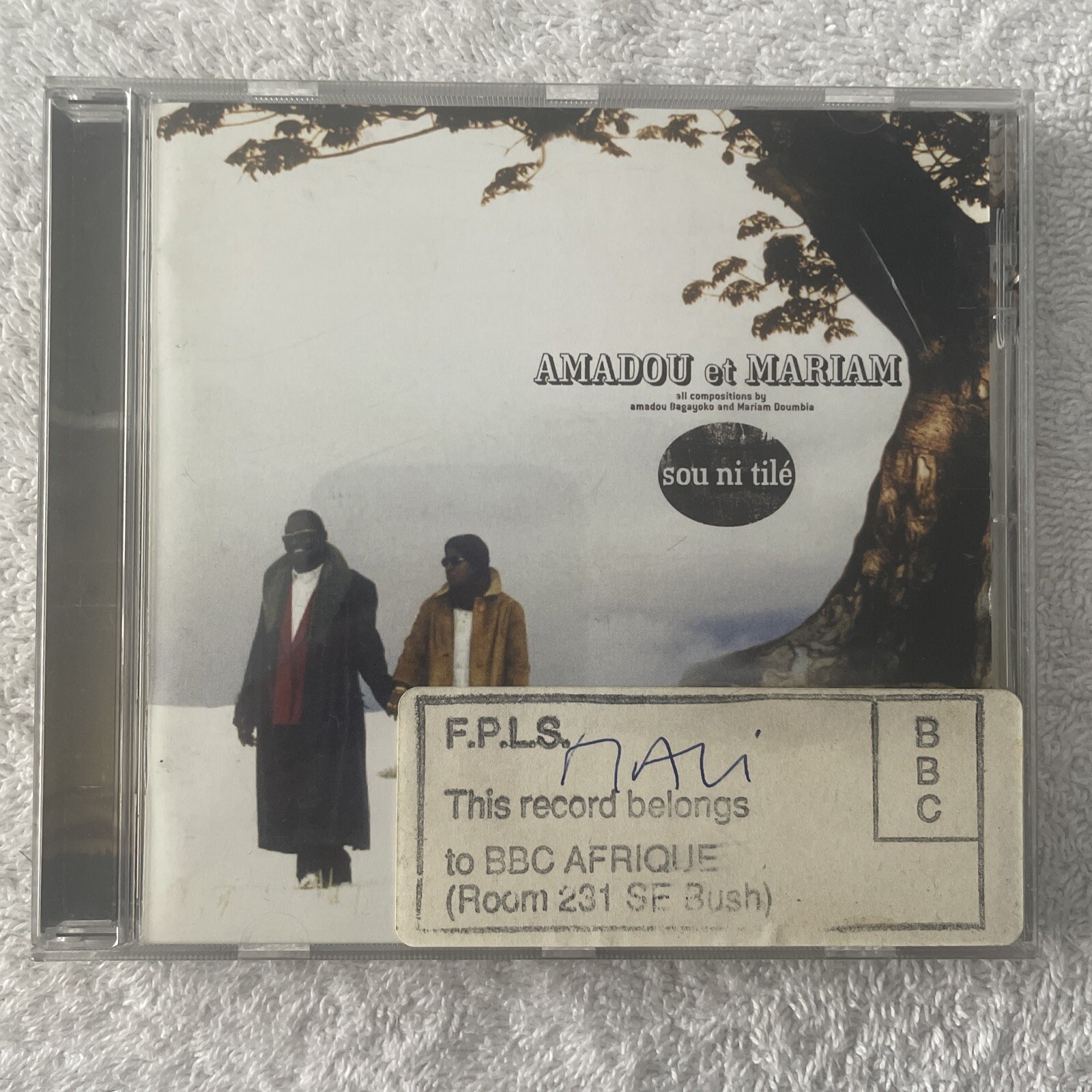 Amadou & Mariam Sou Ni Tile (CD) Album EX BBC ARCHIVE