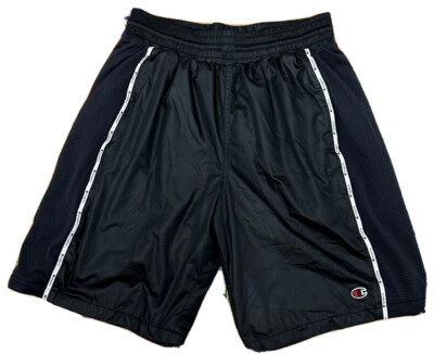 Champion Men's Sport Shorts Black Basketball Mesh Lightweight Gym Training  Small