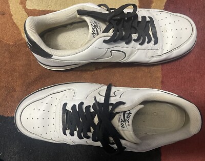 nike air force one black check