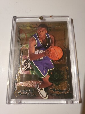 Ray Allen Rookie Year 1996-97 Fleer Basketball #2 Rookie Sensations Ray Allen (rookie year ...