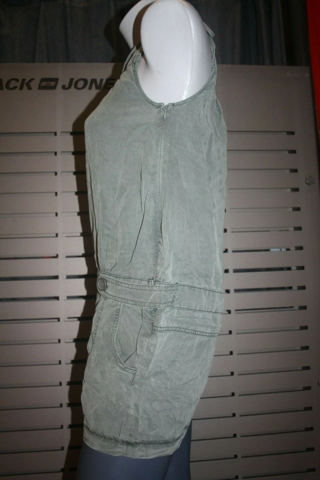 BLEND SHE of America Jumpsuit Kurzoverall oliv neu Lyocell Sommer Romper - Bild 4 von 4