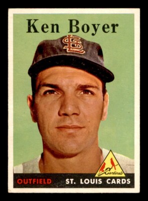 1958 Topps Baseball #350 Ken Boyer EX *e1