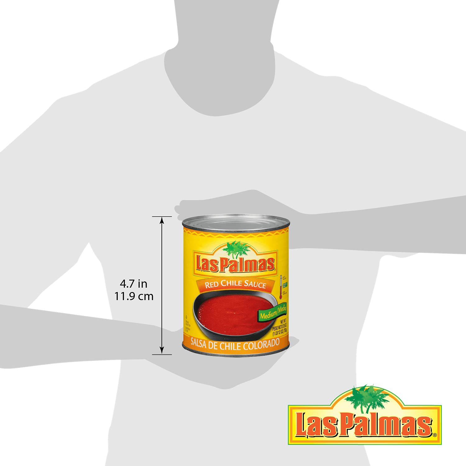 Las Palmas Red Chile Sauce, Medium, 28 Ounce Pack of 12 eBay