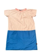 MOLO KIDS DRESS PINK BLUE COLOR BLOCK  SHORT SLEEVE  CARRIE POCKETS 13-14