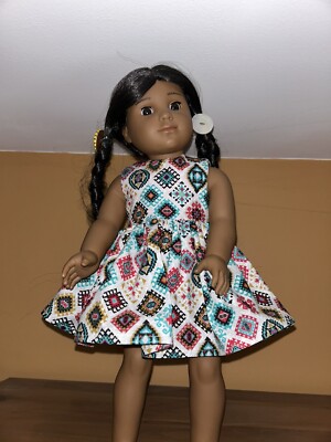 18 inch doll dress, 18 Inch Doll Clothes, Doll Clothes, Doll Clothing, Aztec