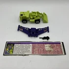 Transformers G1 Scrapper & Bio Tech Spec Not Complete Authentic Hasbro 1985