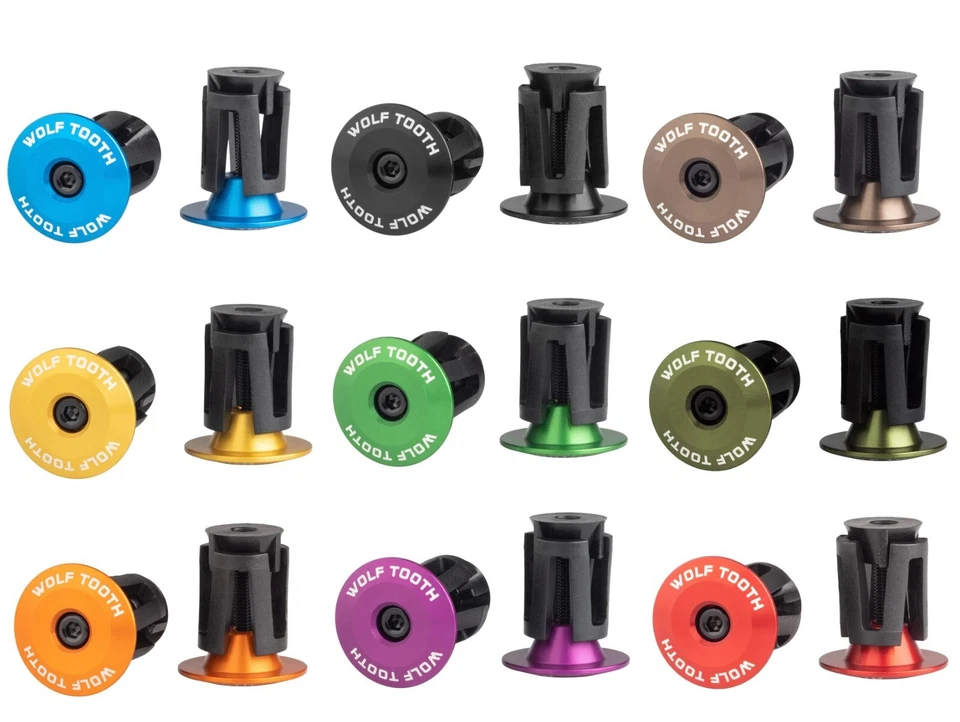 Wolf Tooth Alloy Bar End Plugs - All Colors