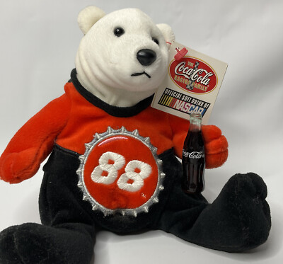 Coca-Cola Nascar 2002 Beat Teddy Dale Jarrett 88 Team Bean Coke Polar Bear NWT