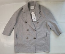 American Vintage Double Breasted Dadoulove Coat Size S Bnwt Grey Rrp £269