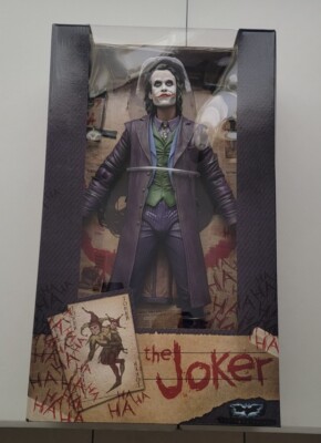 NECA 18'' 18 Inch The Dark Knight The Joker Heath Ledger Figure New In Box Rare