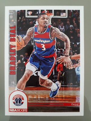 2022-23 Panini NBA Hoops Tribute Bradley Beal #295 Washington Wizards Basketball