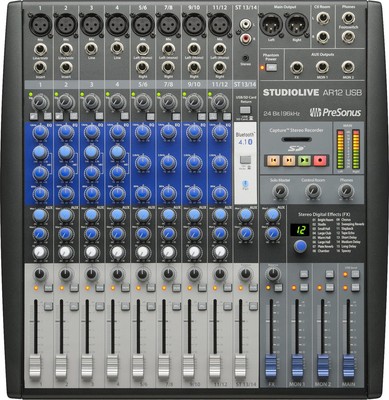 Presonus  StudioLive AR 12c | Analogmischpult mit USB-Audio-Interface | AR12c   