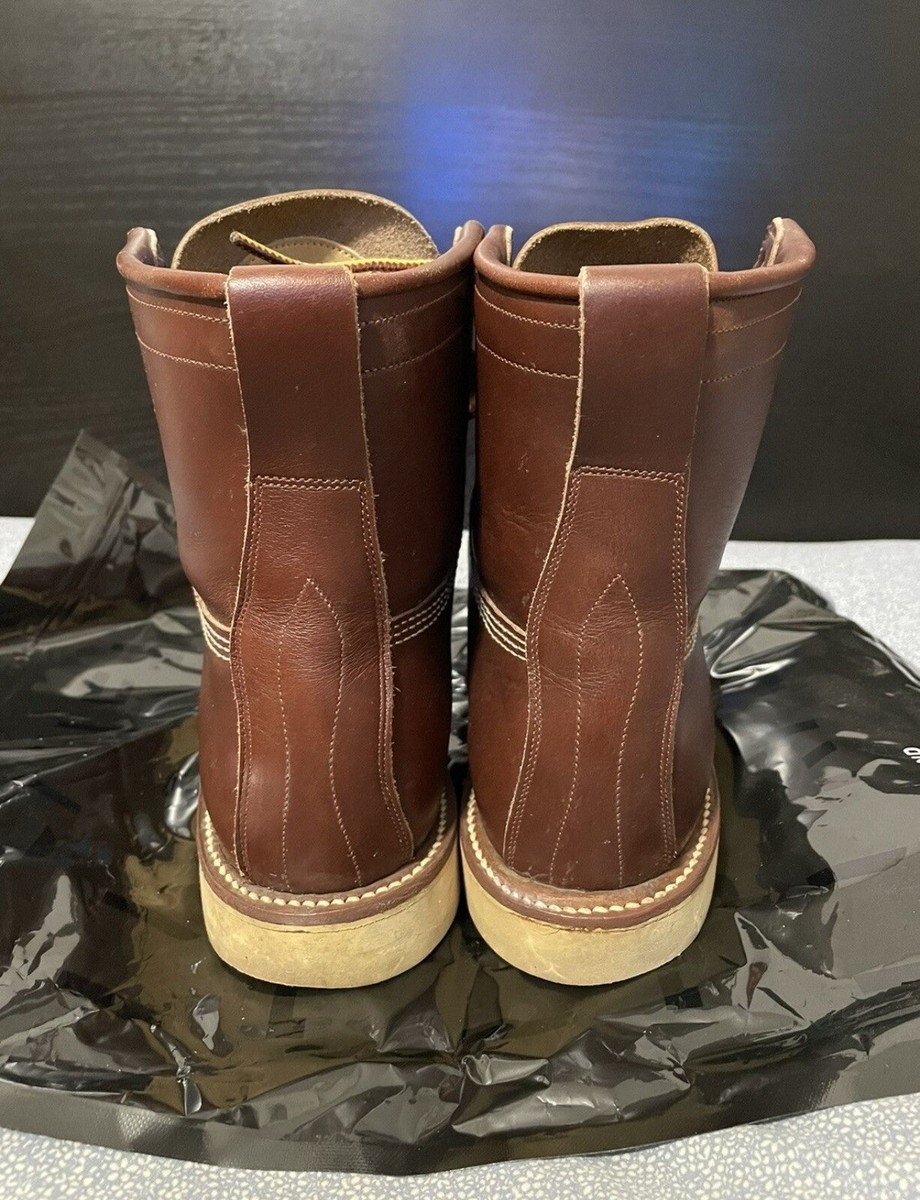 Ralph Lauren RRL Vintage Leather Moc Toe Boots 8 Men Canyon Ralph Lauren RRL Vintage Leather Moc Toe Boots 8 Men Canyon