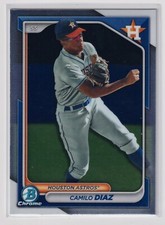 Camilo Diaz Chrome Prospect 2024 Bowman BCP-135 Houston Astros