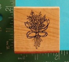 FLOWER BOUQUET Rubber Stamp by JRL Design