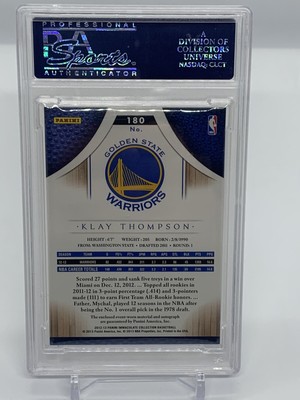 2012 Klay Thompson RC RPA patch auto /25