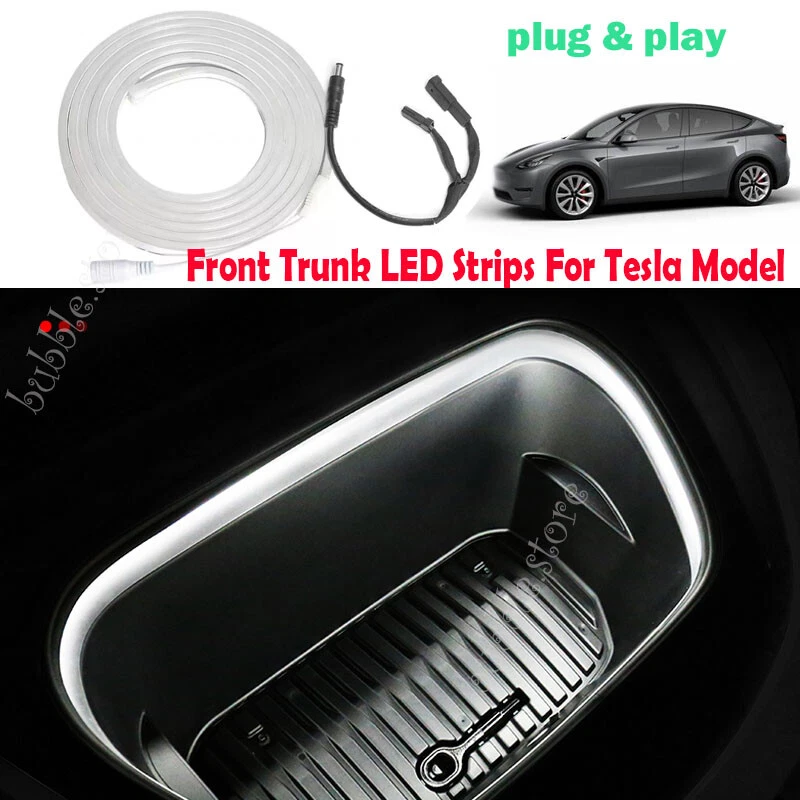 Auto Parts For Tesla Model 3 X S Y Accessories Front Trunk LED